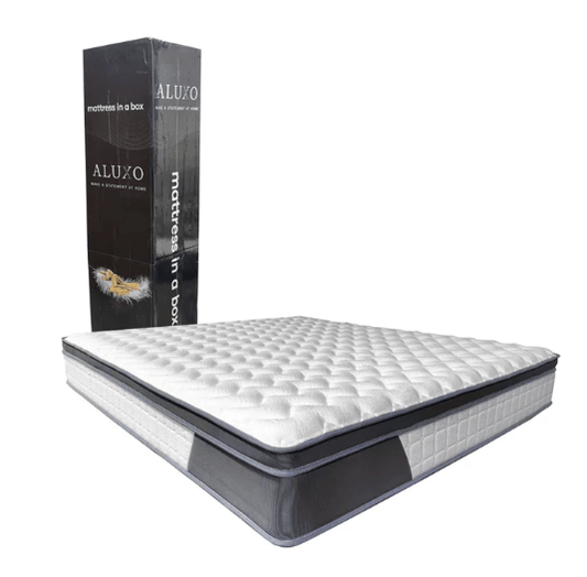 Aluxo Oasis 2000 Pocket Memory Pillow Top Mattress - Lakeland Sofa Warehouse