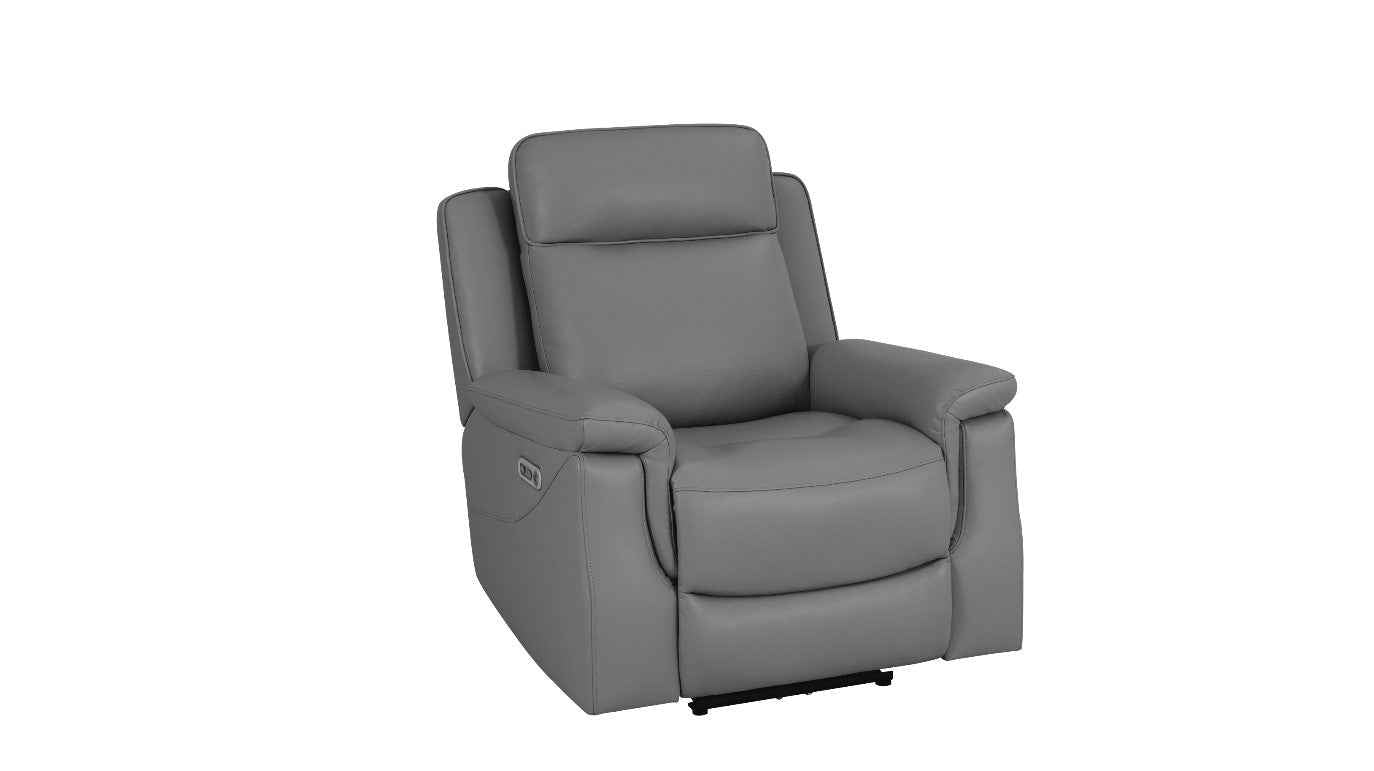 Aytos Real Leather Recliner