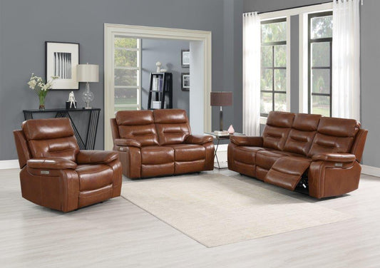 Belgravia Real Leather Power Recliner - Lakeland Sofa Warehouse