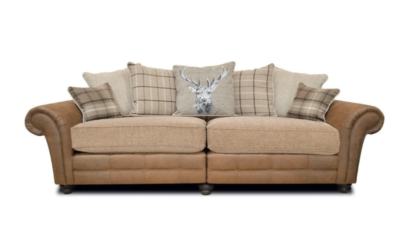 The Darwin Two Tone Fabric Sofa- Lakeland Sofa Warehouse