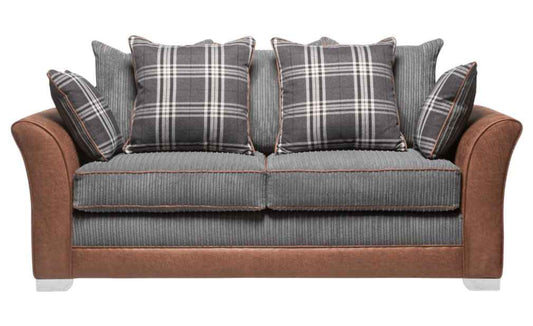 Kelly Two Toned Jumbo Cord 3 Seater