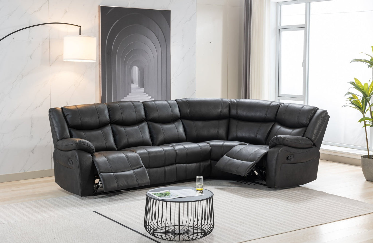 Paris Fabric Recliner Corner Sofa Collection - Lakeland Sofa Warehouse