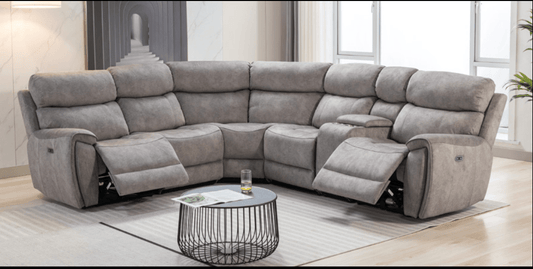 Seville Fabric Modular Power Recliner Corner Sofa - Lakeland Sofa Warehouse