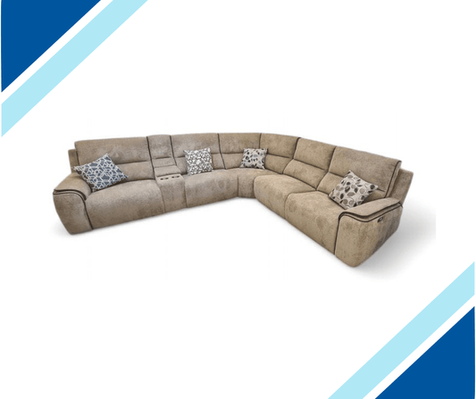 Zara Fabric Modular Corner Recliner Sofa - Lakeland Sofa Warehouse