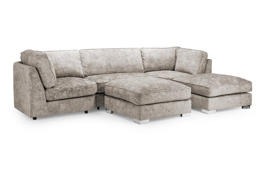 Bishop Fabric U Shaped Corner Suite Sofa - Lakeland Sofa Warehouse