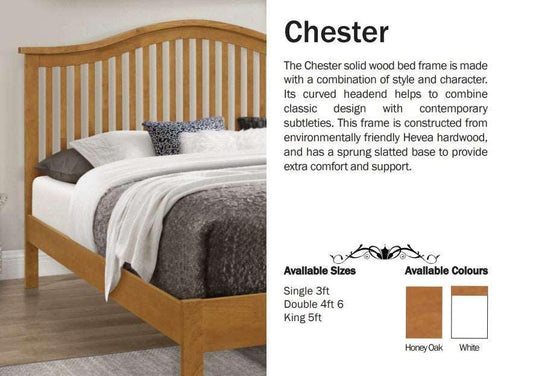 Chester Solid Wood Bed FrameBedLakeland Sofa Warehouse