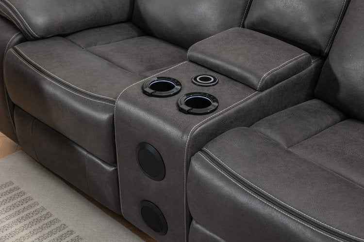 Ivana Tech Power Recliner Sofa With Bluetooth