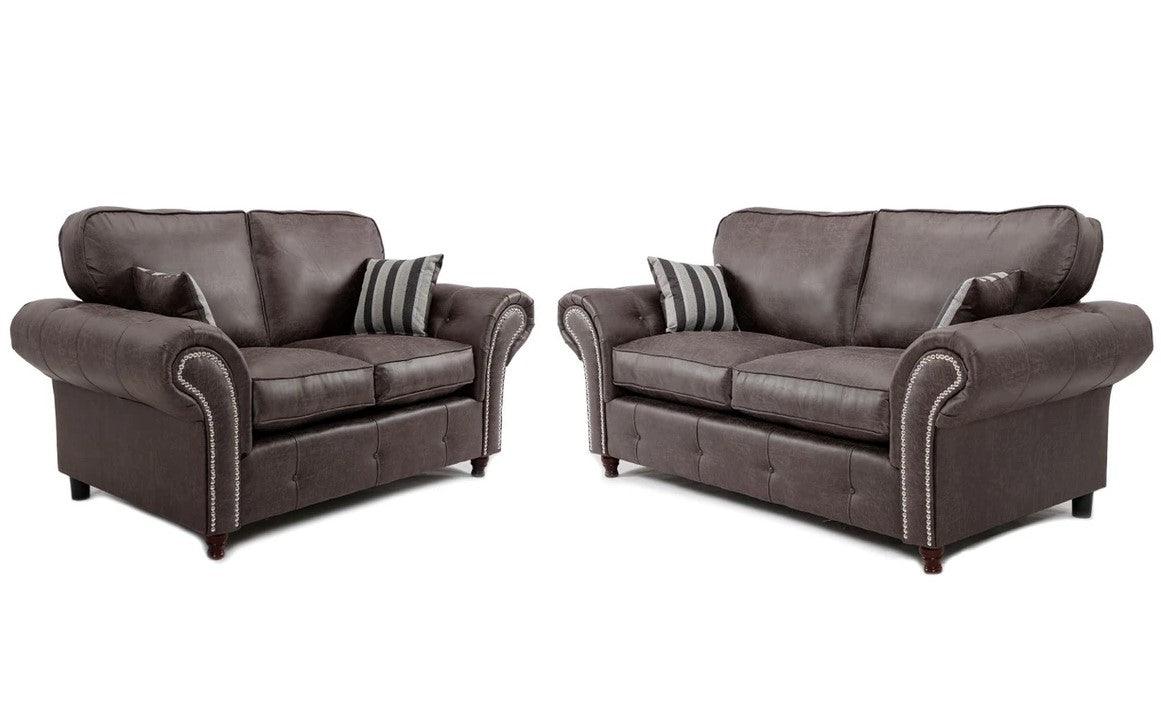 Orton Leather Sofa SetSuites and sofasLakeland Sofa Warehouse