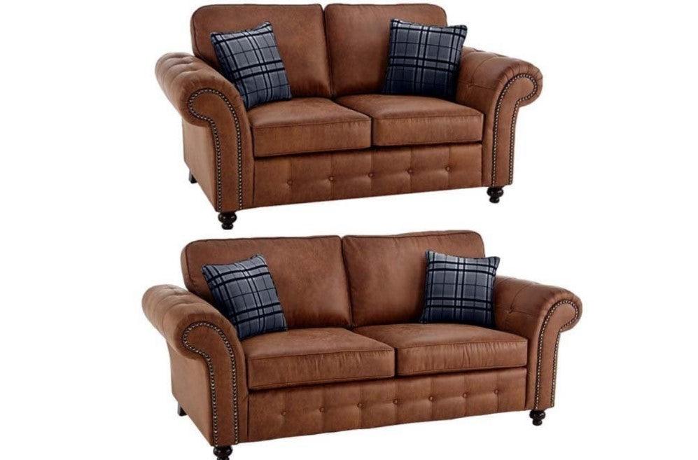 Orton Leather Sofa SetSuites and sofasLakeland Sofa Warehouse