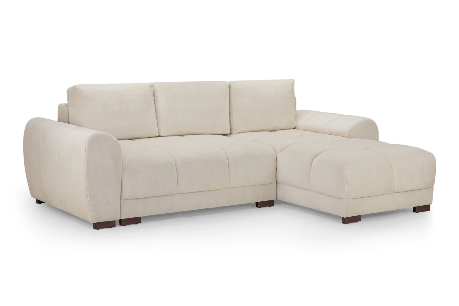 The Azzuro Fabric Universal Corner Sofa bed - Lakeland Sofa Warehouse