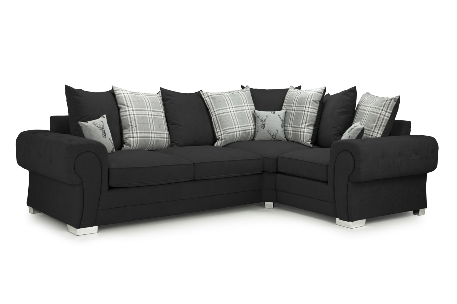 Verona Fabric  ScatterBack Corner Sofa Collection Lakeland Sofa Warehouse