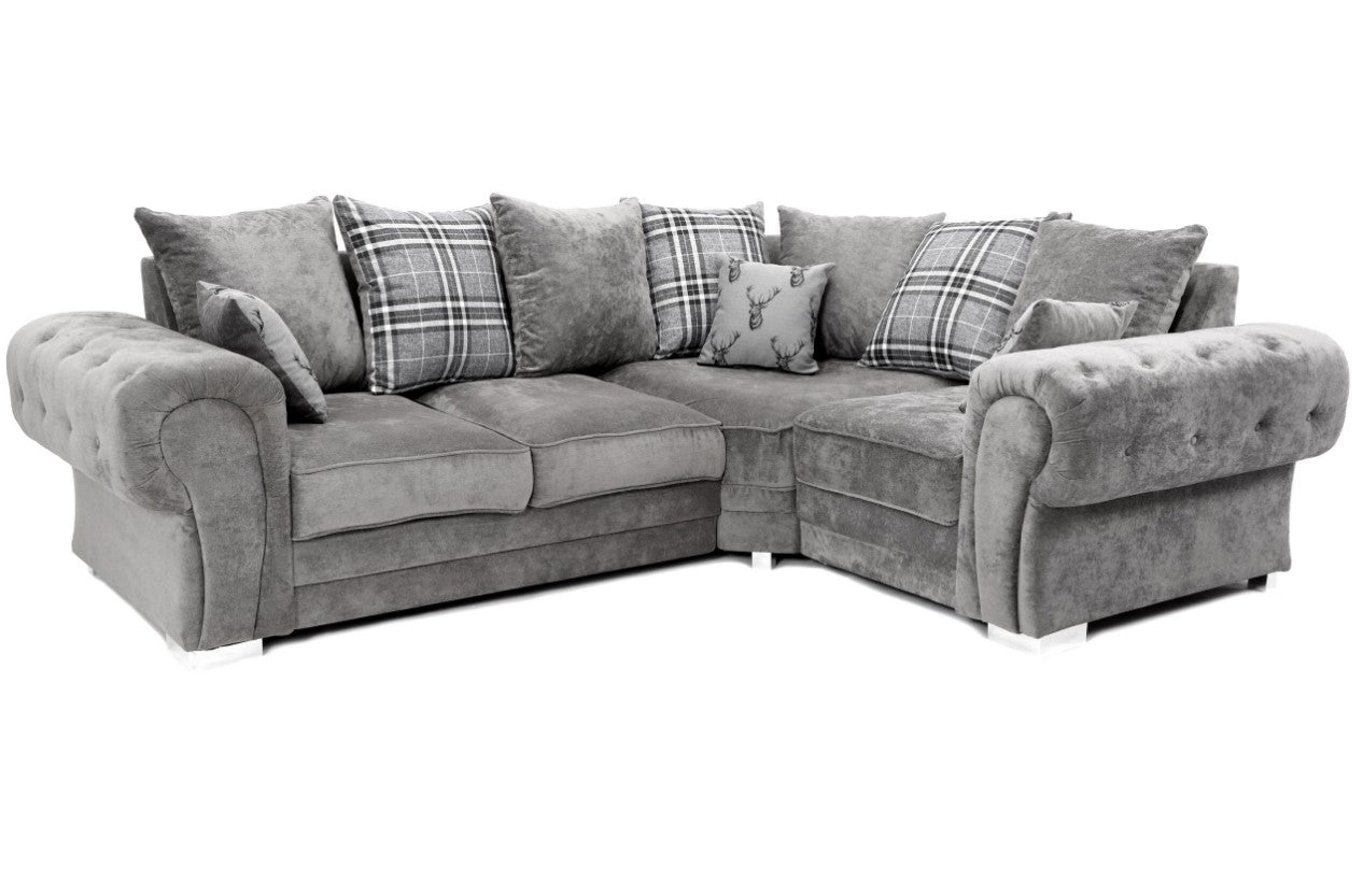 Verona Fabric  ScatterBack Corner Sofa Collection Lakeland Sofa Warehouse