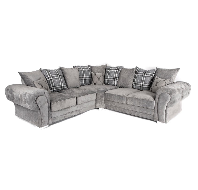 Verona Fabric  ScatterBack Corner Sofa Collection Lakeland Sofa Warehouse