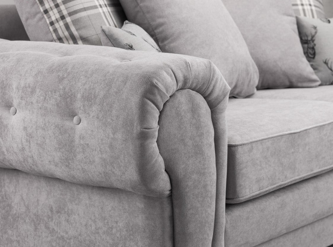 Verona Fabric  ScatterBack Corner Sofa Collection Lakeland Sofa Warehouse