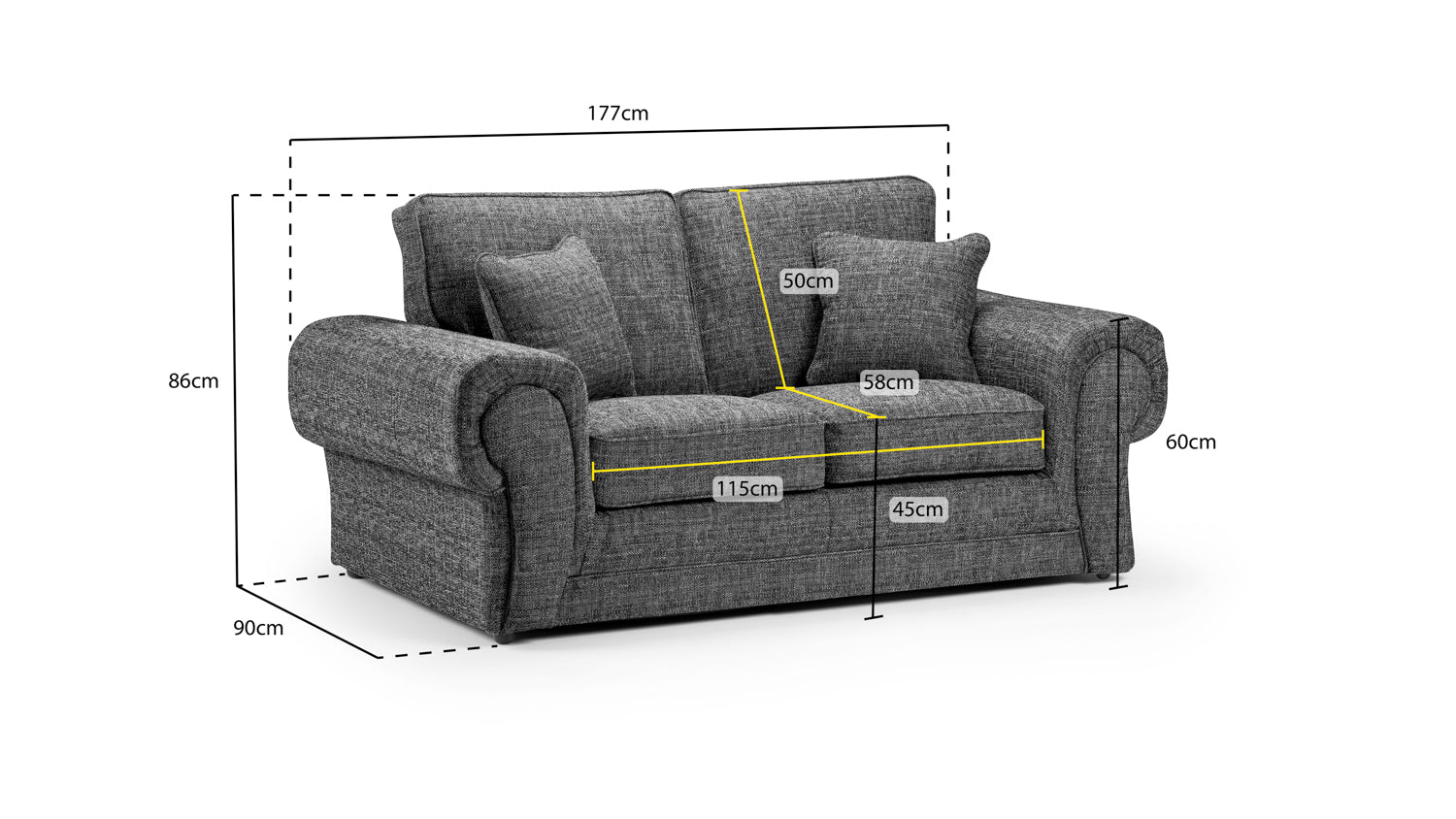 Walton Fabric Sofa SetSuites and sofasLakeland Sofa Warehouse