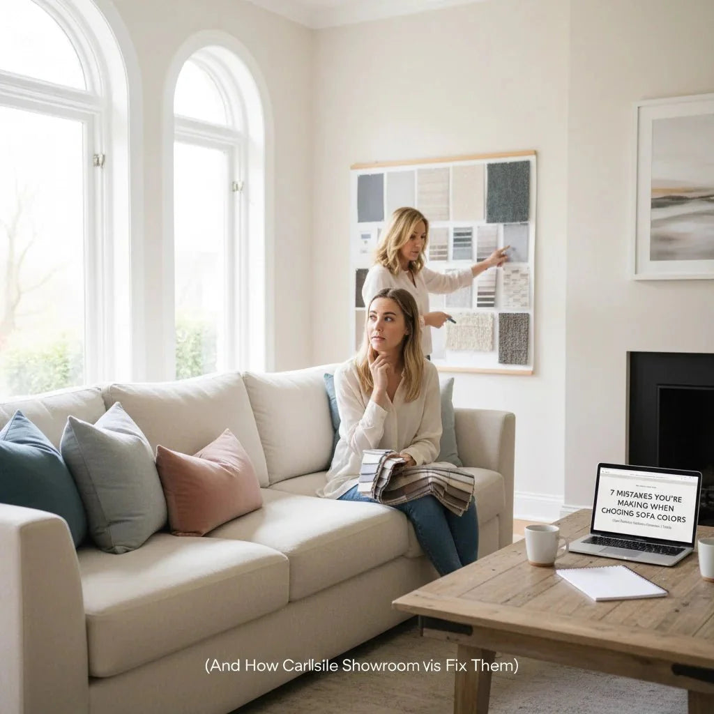 7 Mistakes You're Making When Choosing Sofa Colors (And How Carlisle Showroom Visits Fix Them) - Lakeland Sofa Warehouse