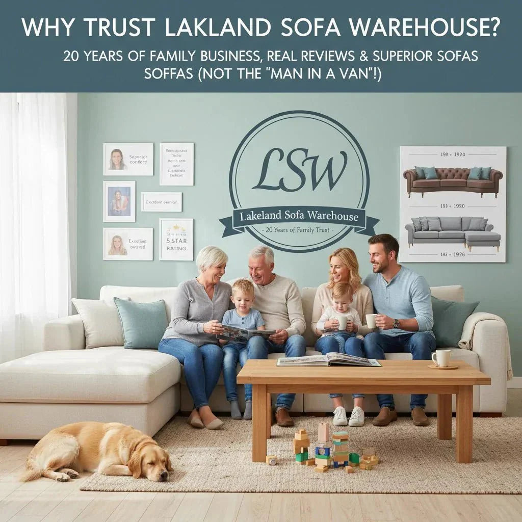 Why Trust Lakeland Sofa Warehouse? 20 Years of Family Business, Real Reviews & Superior Sofas - Lakeland Sofa Warehouse
