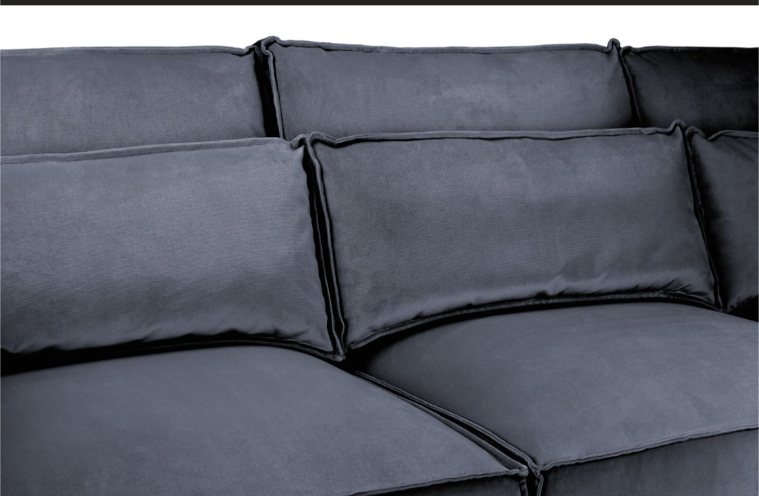 Sloane Plus Velvet Fabric Sofa Collection