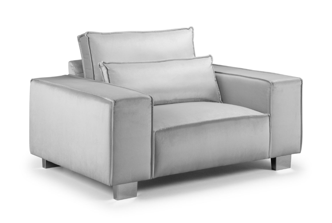 Sloane Plus Velvet Fabric Sofa Collection