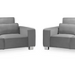 Sloane Plus Velvet Fabric Sofa Collection