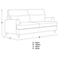 Amber Fabric Sofa - Lakeland Sofa Warehouse