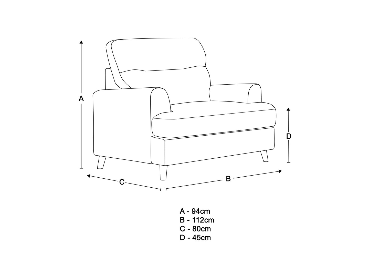 Amber Fabric Sofa - Lakeland Sofa Warehouse