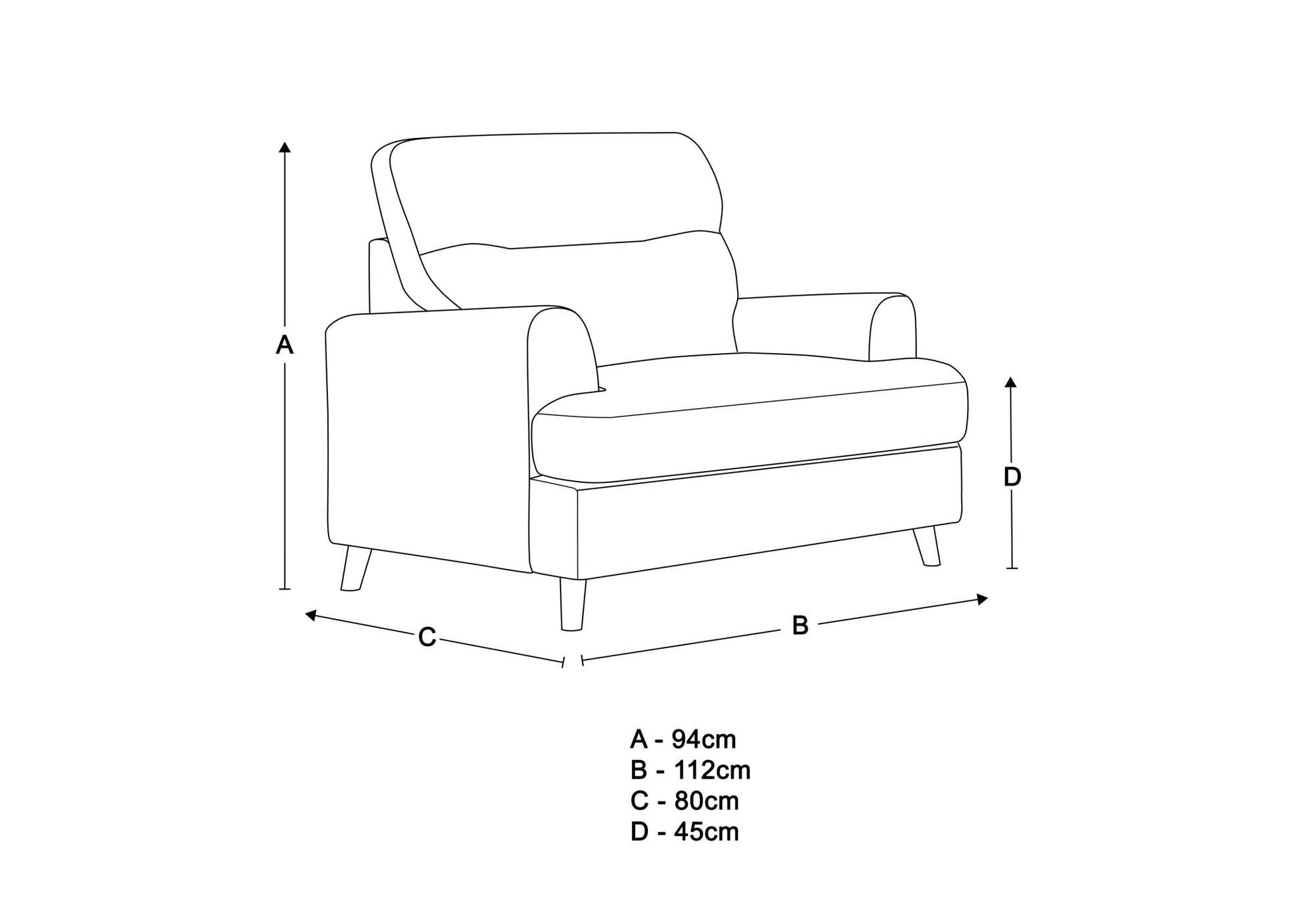 Amber Fabric Sofa - Lakeland Sofa Warehouse