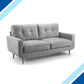 Anthorn Grey Fabric Sofa Set Collection - Lakeland Sofa Warehouse