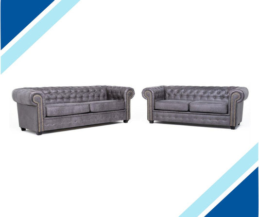 Arnside Suede Chesterfield Sofa Collection - Lakeland Sofa Warehouse