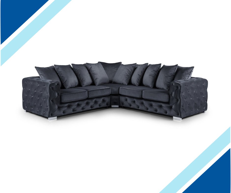 Asby Fabric Full Corner Sofa - Lakeland Sofa Warehouse