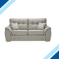 Ashley Fabric Sofa Collection with cushioned armrests and buttoned back cushions.