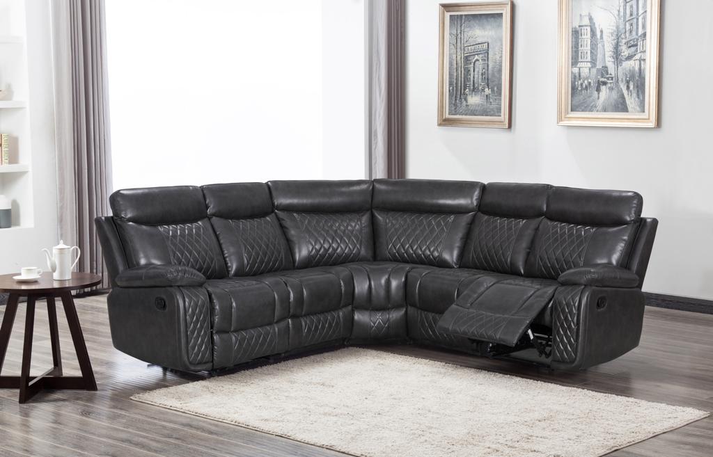 Atlanta Leather Reclining Corner Sofa Collection - Lakeland Sofa Warehouse