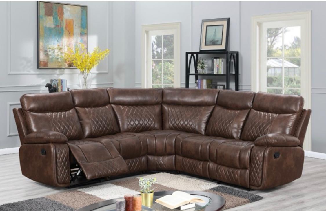 Atlanta Leather Reclining Corner Sofa Collection - Lakeland Sofa Warehouse