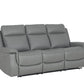 Aytos Real Leather Grey Sofa - Lakeland Sofa Warehouse