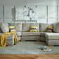 Bishop Fabric U Shaped Modular Corner Suite Sofa (Build your own) - Lakeland Sofa Warehouse