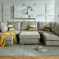 Bishop Fabric U Shaped Modular Corner Suite Sofa (Build your own) - Lakeland Sofa Warehouse