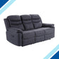 Caldbeck Gloucester Fabric Recliner Sofa Collection - Charcoal - Lakeland Sofa Warehouse