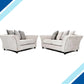 Calder Fabric Sofa Collection - Alaska Platinum & Stone - Lakeland Sofa Warehouse