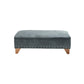 Carrington Fabric Sofa Footstool with elegant hand-studded detailing.