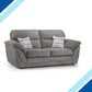 Cartmel Formal Back Sofa Set in Florida grey - Lakeland Sofa Warehouse