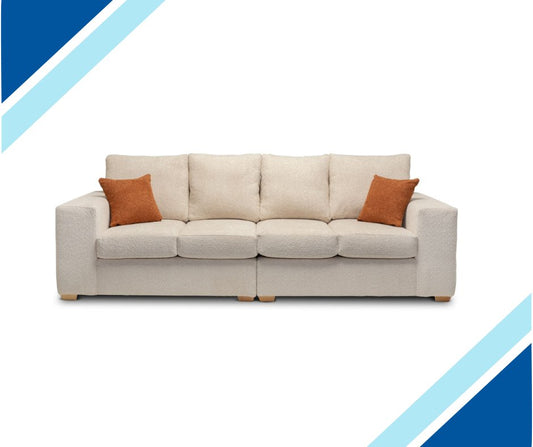 Cloud Fabric 4 Seater Sofa - Lakeland Sofa Warehouse