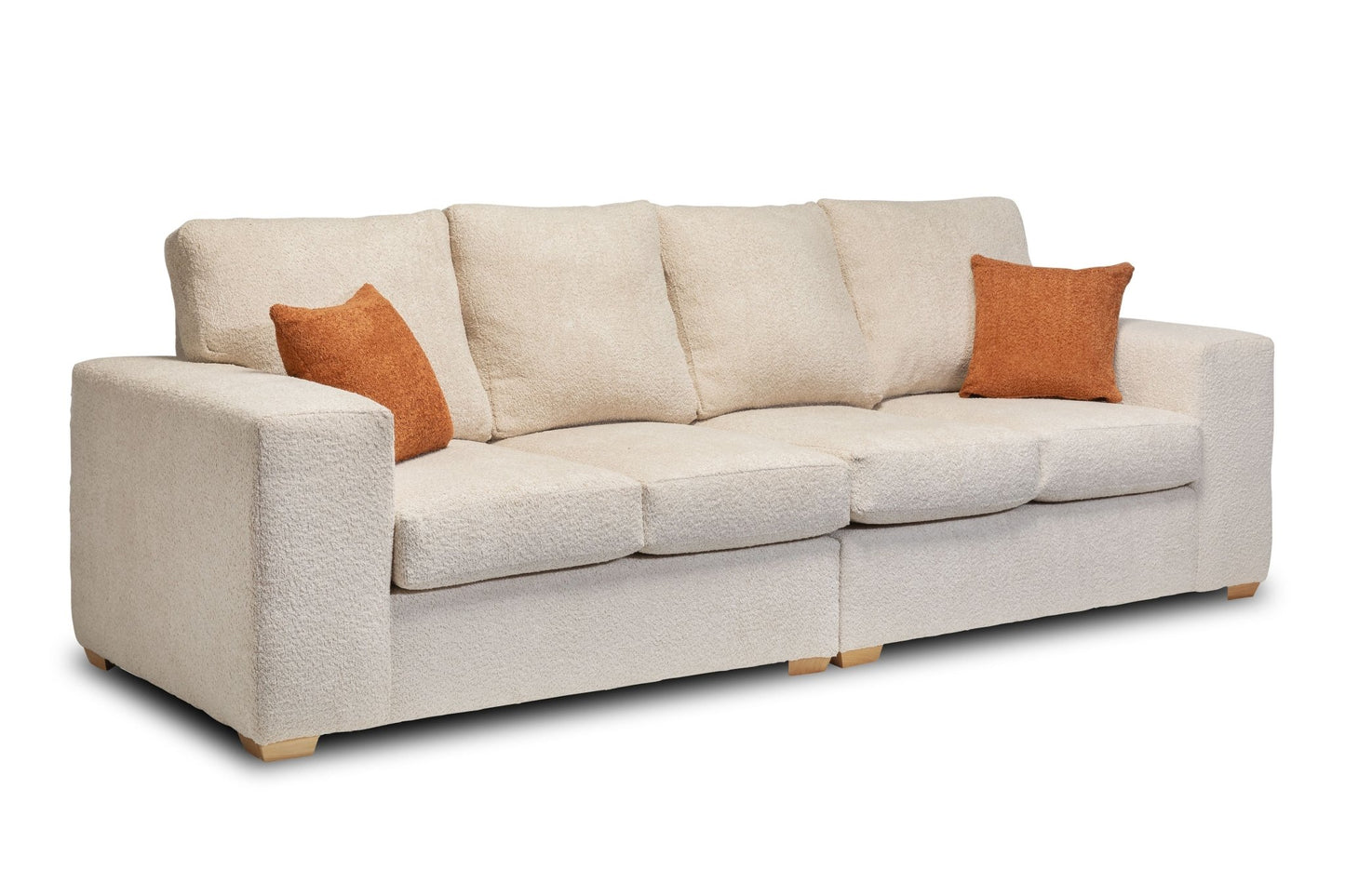 Cloud Fabric 4 Seater Sofa - Lakeland Sofa Warehouse