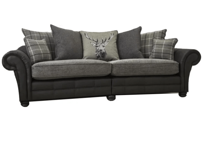  The Darwin Two Tone Fabric Sofa- Lakeland Sofa Warehouse