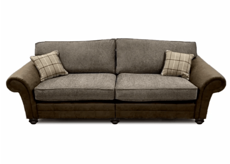  The Darwin Two Tone Fabric Sofa- Lakeland Sofa Warehouse