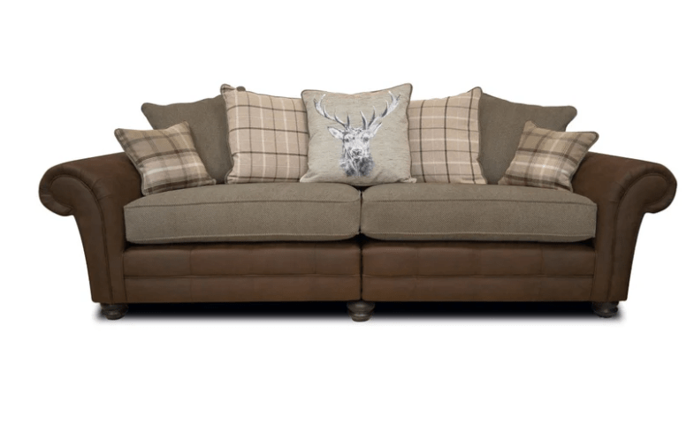  The Darwin Two Tone Fabric Sofa- Lakeland Sofa Warehouse