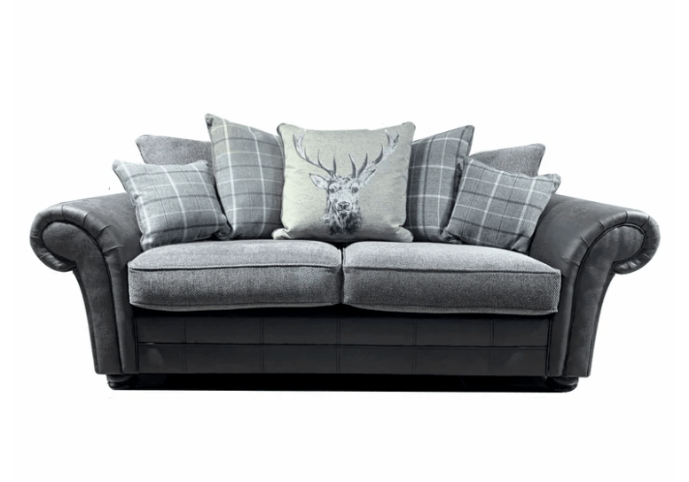  The Darwin Two Tone Fabric Sofa- Lakeland Sofa Warehouse