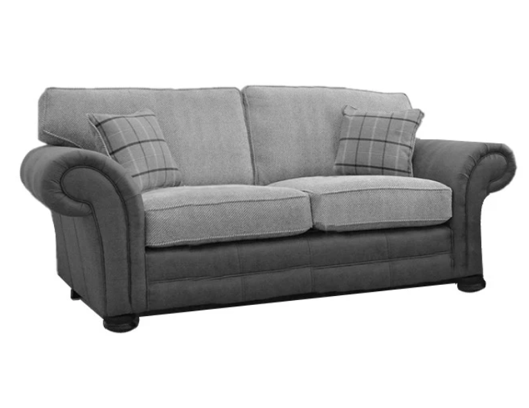  The Darwin Two Tone Fabric Sofa- Lakeland Sofa Warehouse