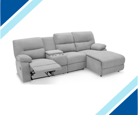 Harrison 3 Seater Recliner Sofa With Chaise - Lakeland Sofa Warehouse