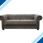 Ireby Chesterfield Sofa Bed In Fabric - Lakeland Sofa Warehouse