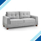 Jericho grey fabric Sofa Set - Lakeland Sofa Warehouse